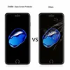 Anti fingerprint 2.5D round edge 9H 0.33mm Clear tempered glass Screen Protector for iPhone 6/ 7 wholesale