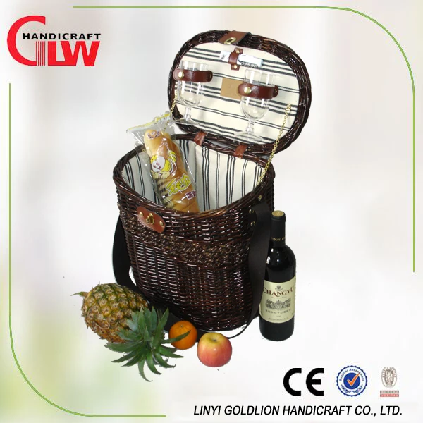 Wholesale Bulk Camping Picnic Hamper Baskets Wicker Gift Basket Buy