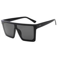 

15732 Superhot Eyewear 2019 New Men Women Flat Top Sun glasses Black Square Shades Sunglasses