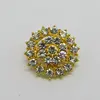 DEC10107 Round Circle Oval crystal upholstery buttons, rhinestone garment buttons