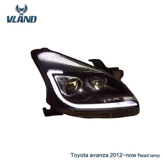 VLAND factory for car for Avanza Led Headlight Projector lens for both left hand drive and right hand drive 2012-2015