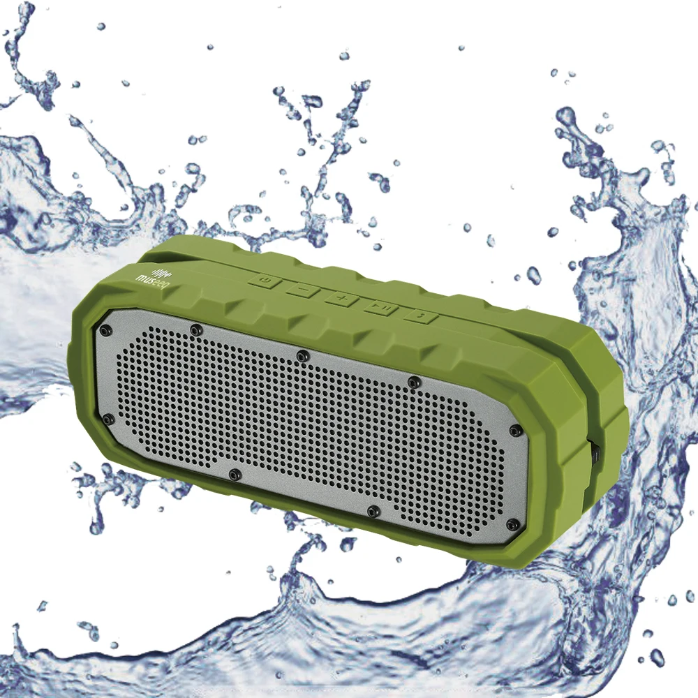 

Wireless Bluetooth Speakers with IPX5 Waterproof,Shockproof,Dustproof 3000mAh Power Bank 6W Stereo Sound Shower Speakers