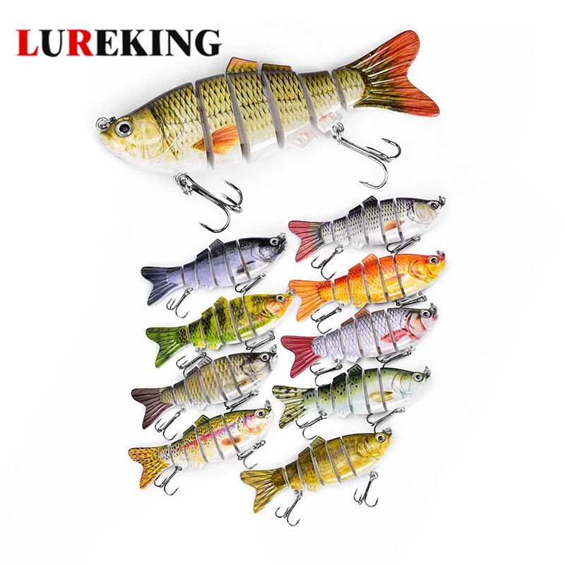

Lureking Fast Shipping 6 Segment Swim baits On Sale, Six - Section Fishing Lure