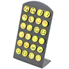 Hot Sell 12 pair/lots Round Happy Face Emoji Letter Cute Funny Smiley Stud Earrings For Women Girls Christmas Gift