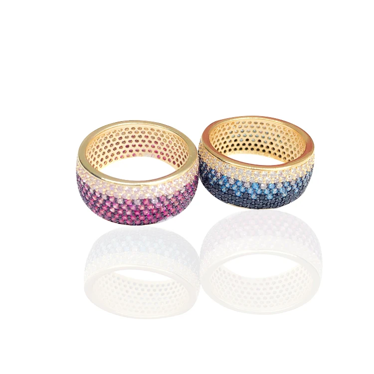 

fashion jewelry hot sale usa popular gold color crystal rings