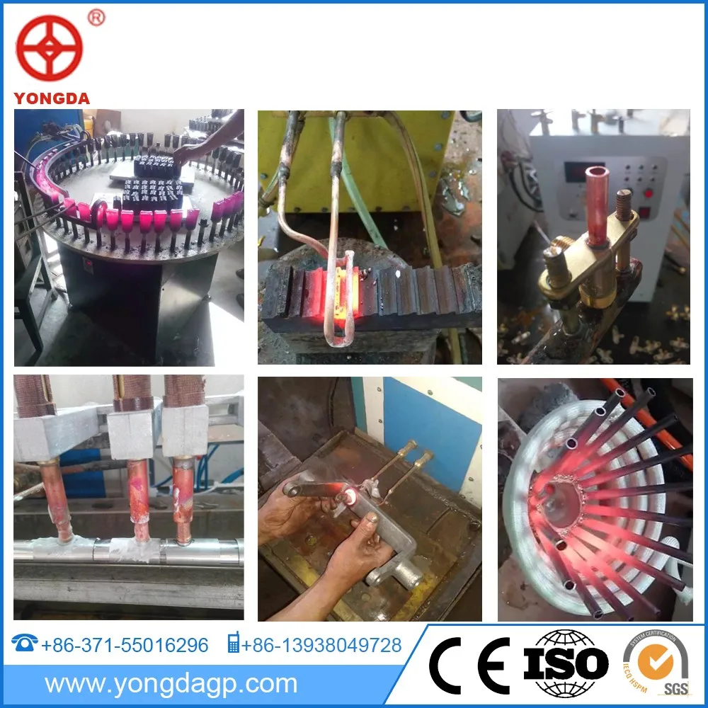 Automatic High Frequency Heating Welding Pipe Fittings Brazing Copper