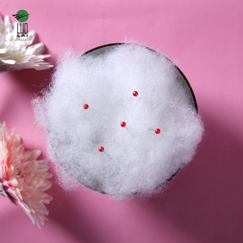 White polyester stable fiber stuffing polyester stable fiber