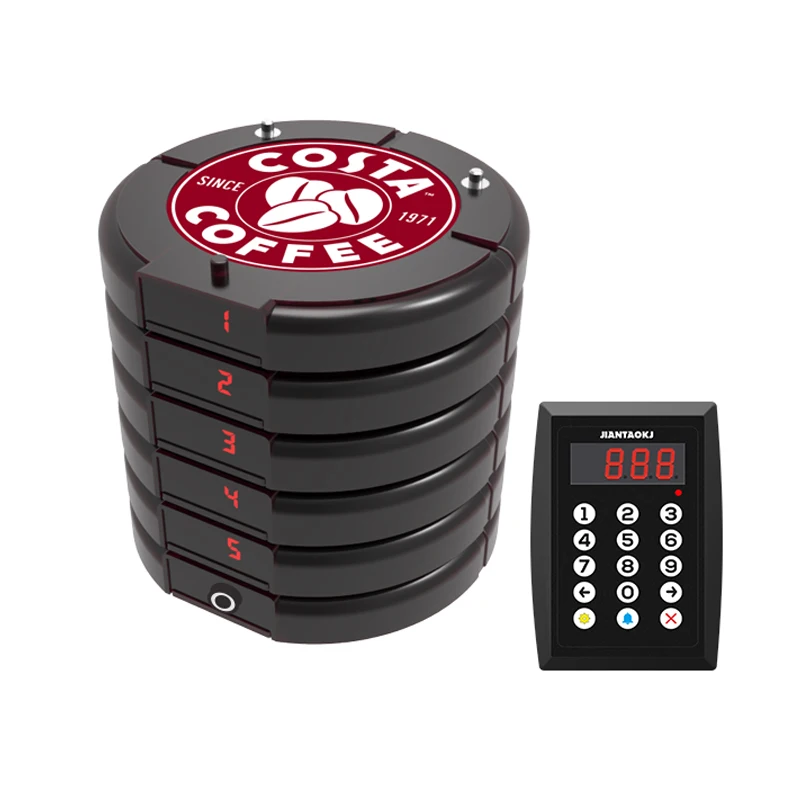 

Wireless Beeping & Vibrating Kitchen Pager, Brown