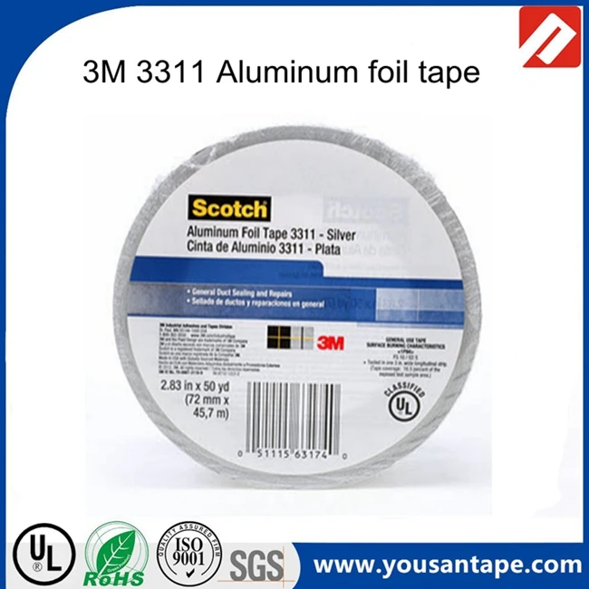Hxtape Aluminum Foil Glass Fiber Cloth Tape,Silver,Good for HVAC Metal Repair 4-4 mil-20m Sealing & Patching Hot & Cold Air Ducts 
