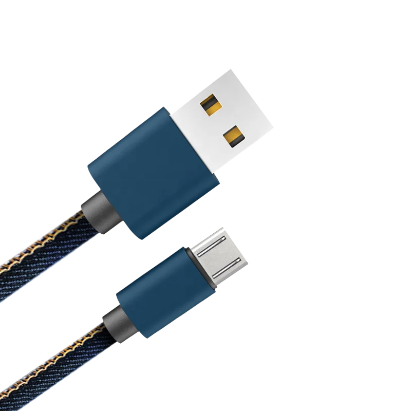 
Wholesale Cheap Jean Denim Fast Charging USB Cable for Android 