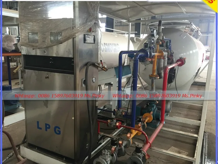Lpg Gas Cylinder Filling Station With Mobile Lpg Filling Machine For