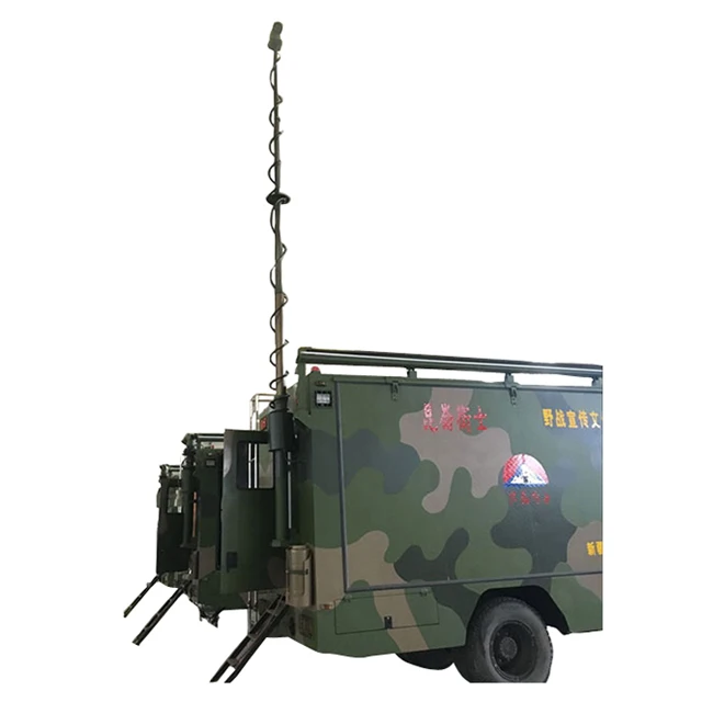 8m antenna telescopic tower for military