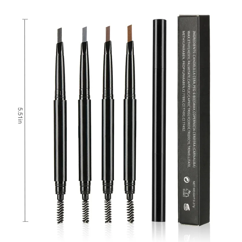 

Wholesale Private Label Dual Eyebrow Pencil 5 Colors Available