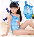 2016 foreign trade girls suspenders swimsuit Kids Children s Swimwear girl swimming suit one piece