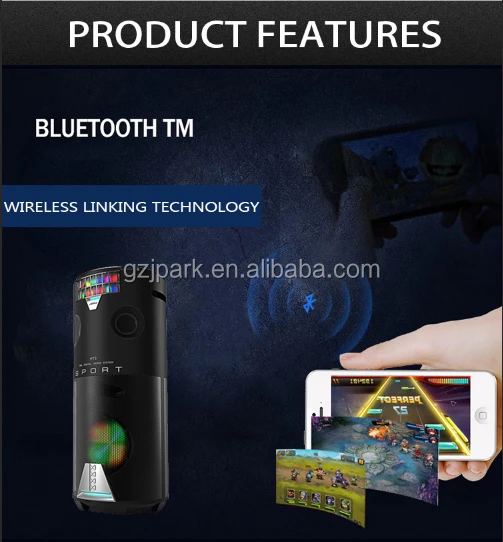 laser portable trolley speaker