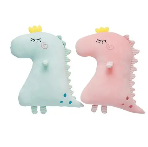 

Free shipping 40x50cm cute Kawaii Stuffed Soft Animal Doll for Children Baby Kids Cartoon soft boa toy dinosaur plush, Customers colour