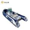 Custom 6 Person Electric RIB 480 Inflatable Boat With Steering Wheel