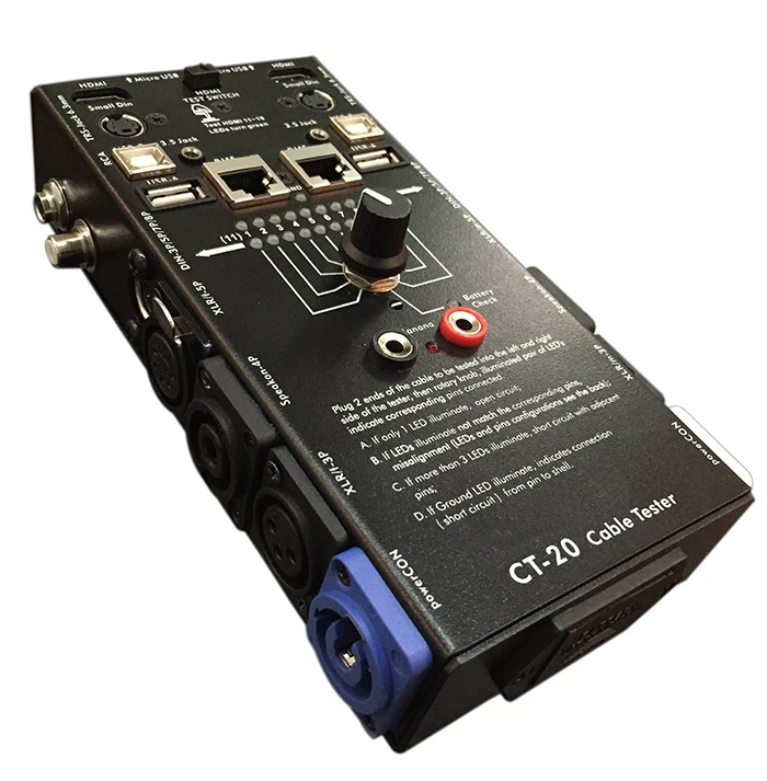 Accuracy Pro Audio Midi Cable Tester With Black Color Ct20 Buy Midi