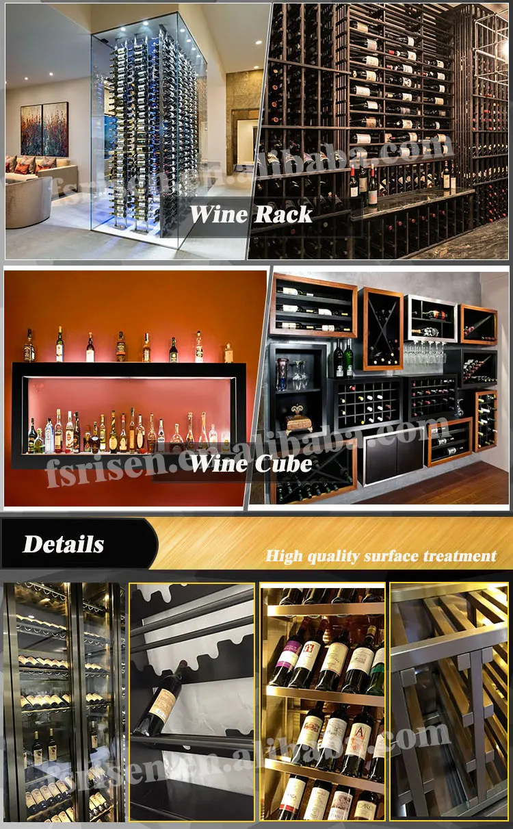 Restaurant Decorative Wine Glass Display Stainless Steel Home