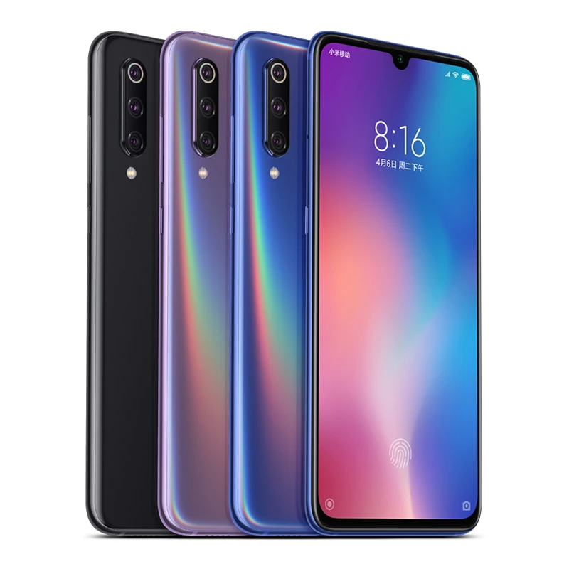 

Best selling Xiaomi Mi 9 8GB+128GB Mobile Phone Xiaomi 9, Deed gray;blue;purple