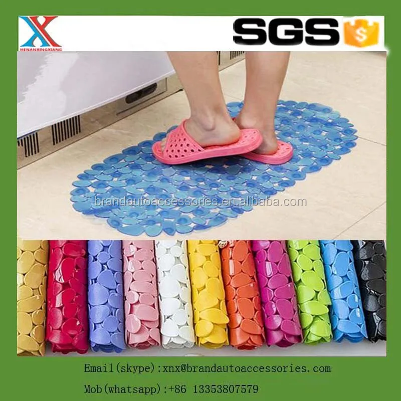 Mejor Venta De La Máquina Lavable Pvc Alfombra de Baño grande 