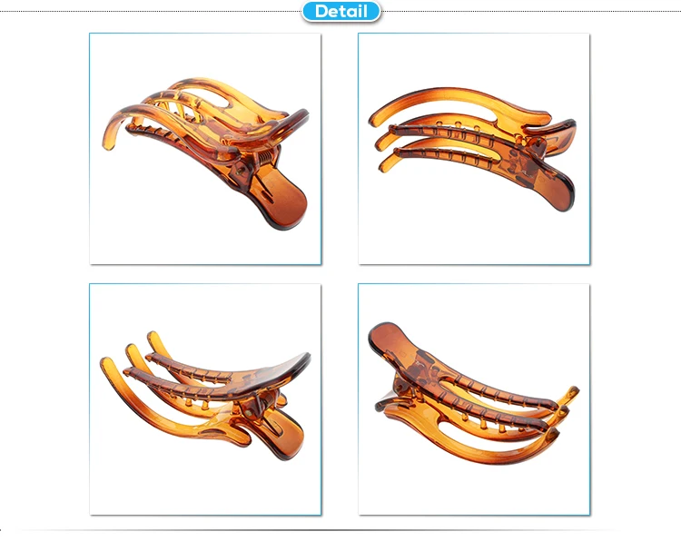 标志印刷法国弯曲的棕色发夹 - buy 棕色发夹,弯曲发夹,法国发夹 prod