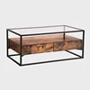 Wholesale Furniture Makers Living Room Coffee Table / Tempered Glass Small Coffee Table