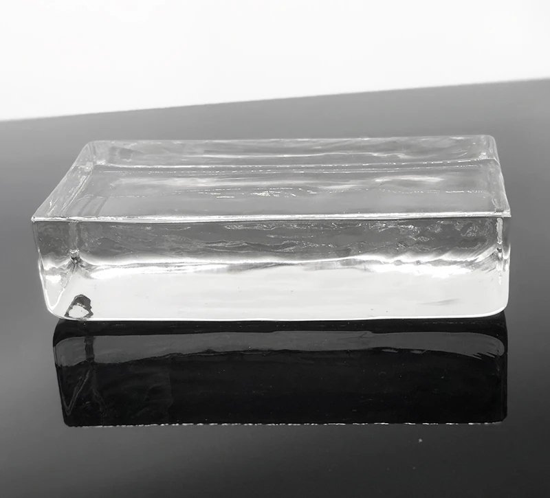 
50*100*200mm Solid glass brick Hot-melt glass brick crystal glass block for hotel decoration 