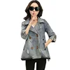 Women Fashion Spring Basic Plus Size Jeans Jacket Coat