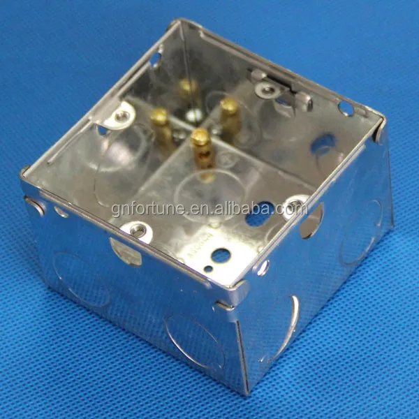 electrical concealed box metal junction box 3x3 back box