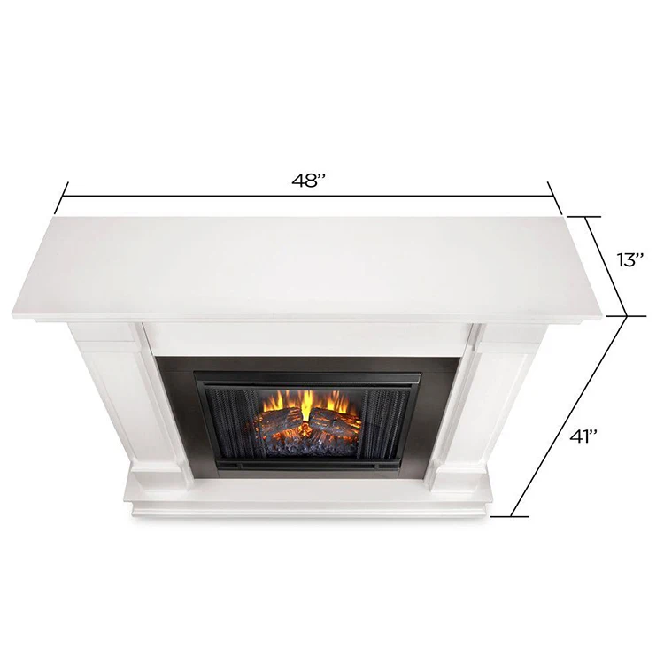 
Cheap modern wood fireplace stove frame with remote control electric fireplaces 