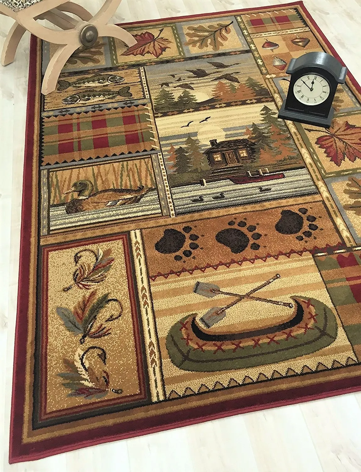 Hr Nature And Animals Cabin Area Rug Please Check All The Hr Nature And Animals Cabin Area Rug