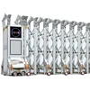 electric sliding apartment main entrance gate design stainless steel automatic retractable door RGL-046