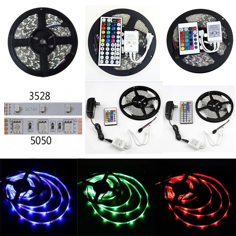 Led Strip Kit 5050 Strip Led Rgb Kit Led Light Strip 5m Rgb With Control Buy Led Strip Kit 