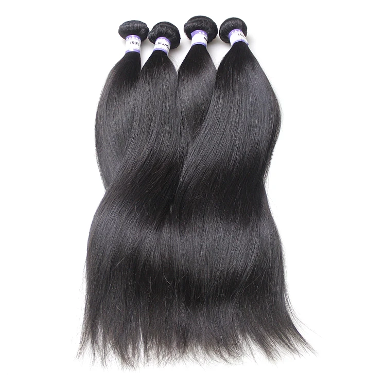 

Alibaba best sellers 8A peruvian straight hair weaving, Natural color #1b