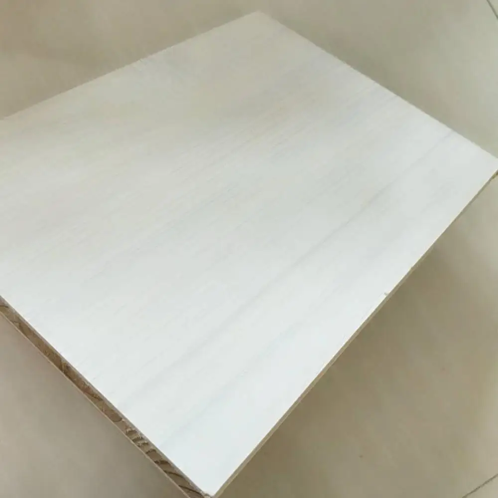
China Fir Core and Melamine Paper Faced Laminate Wood Board decorative block board 
