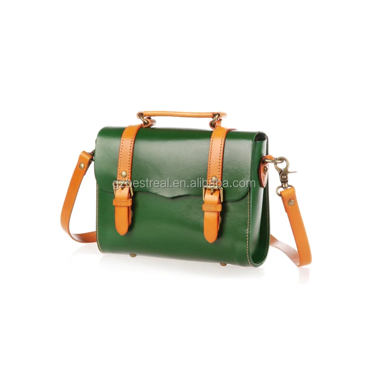 

Best Real Women Camel Vegetable Tanned Leather Cowhide Shoulder Bag Messenger Bag 6031, Camel, red, green, coffee, black