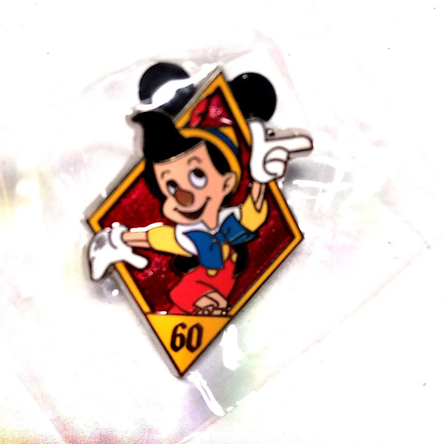 Buy Disney Pinocchio Pin Disneyland 60th Diamond Celebration From 