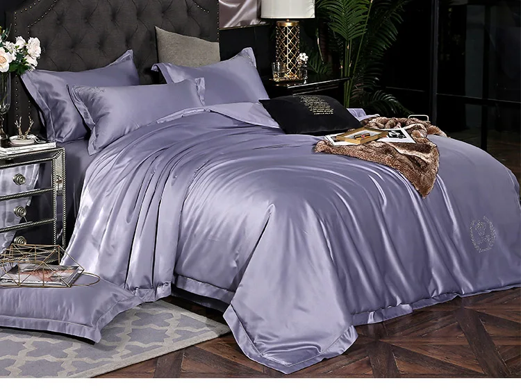 Washed Strass Silk 4 Pcs Bedding Set Silk Bedsheet Set Buy Silk