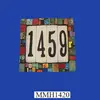 Handmade ceramic house number plaque