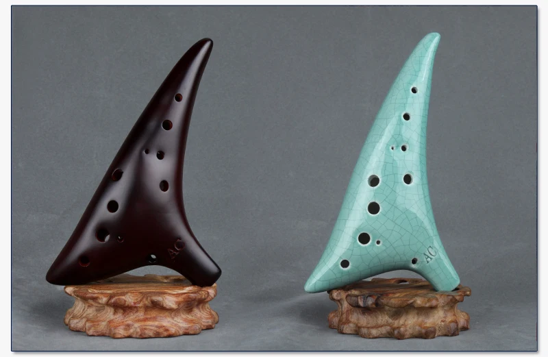 New Scrub Ocarina 12 Holes Ac Key Wind Musical Instrument For Music