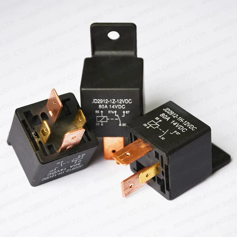 Buy 12v 24v Volt 80a 5pin Dc Amp Spdt Car Relays Car Starter Auto Relay Universal Motorcycle In