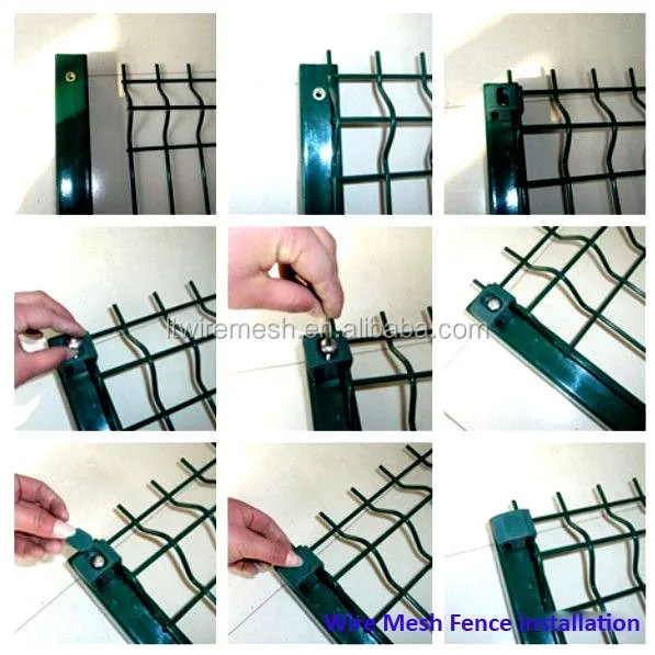 wire mesh fence installation