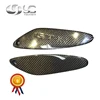 Trade Assurance Carbon Fiber "GTR" Logo Spoiler End Caps Fit For 1995-1998 Skyline R33 GTR Rear Spoiler GTR Logo End Cap