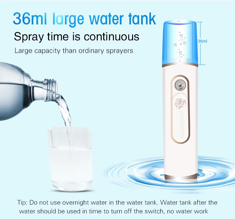 nano mister, spray nano mist, portable  handy nano mist for skincare