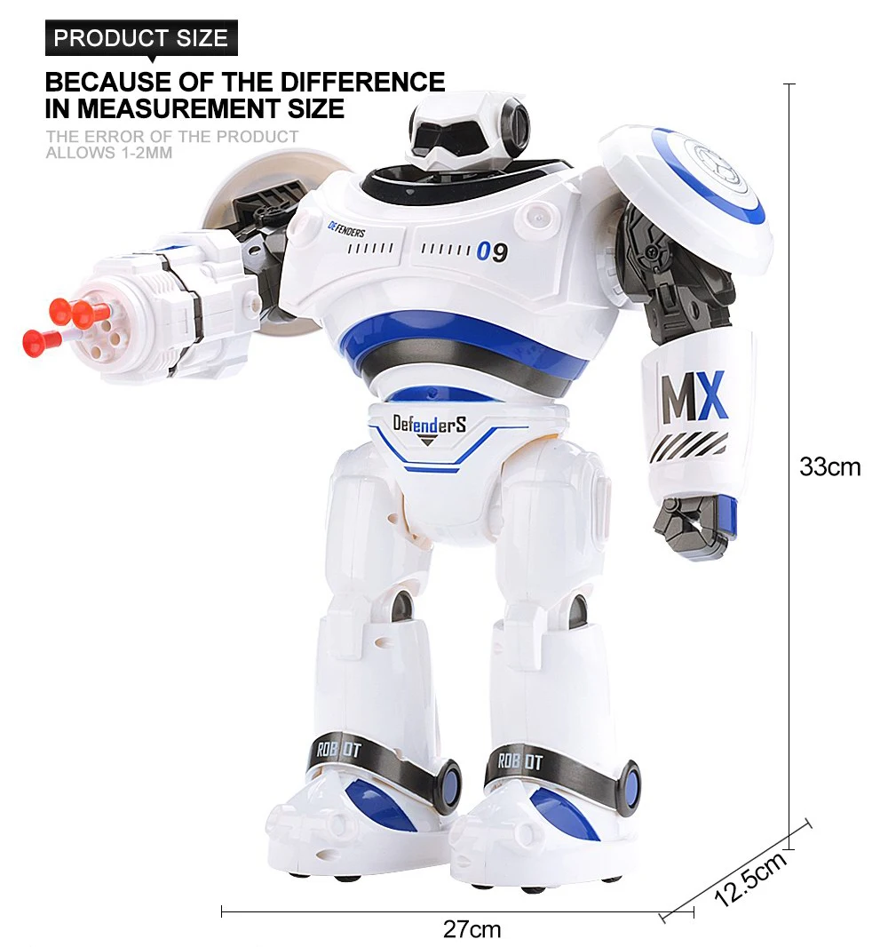 Craz0n 1701aディフェンダーロボットrcロボットインテリジェントダンシングシューティングロボットおもちゃ 光と音のキッズギフト バッテリーを除く Buy ディフェンダーロボット ロボット インテリジェントダンス撮影ロボット Product On Alibaba Com