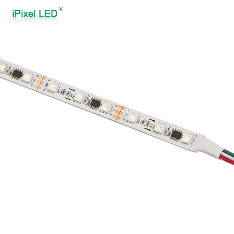 60 leds WS 2811 IC 12V Individually  SMD5050 Addressable RGB LED Strip with connector