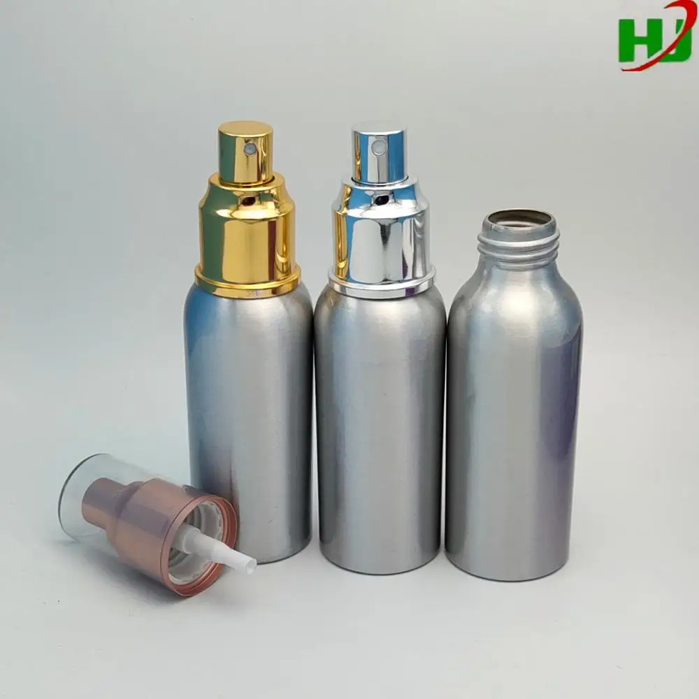 
High quality Refillable 100ml aluminum spray bottle 