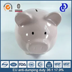 wholesale white ceramic piggy banks