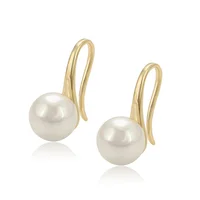 

98136 Xuping 14 gold plated artificial jewelry high heel pearl earrings